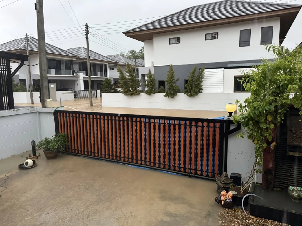 เปิดภาพบ้านหลังเดียวในหาดใหญ่น้ำไม่ท่วม ใช้เวลาทำชั่วโมงเดียว