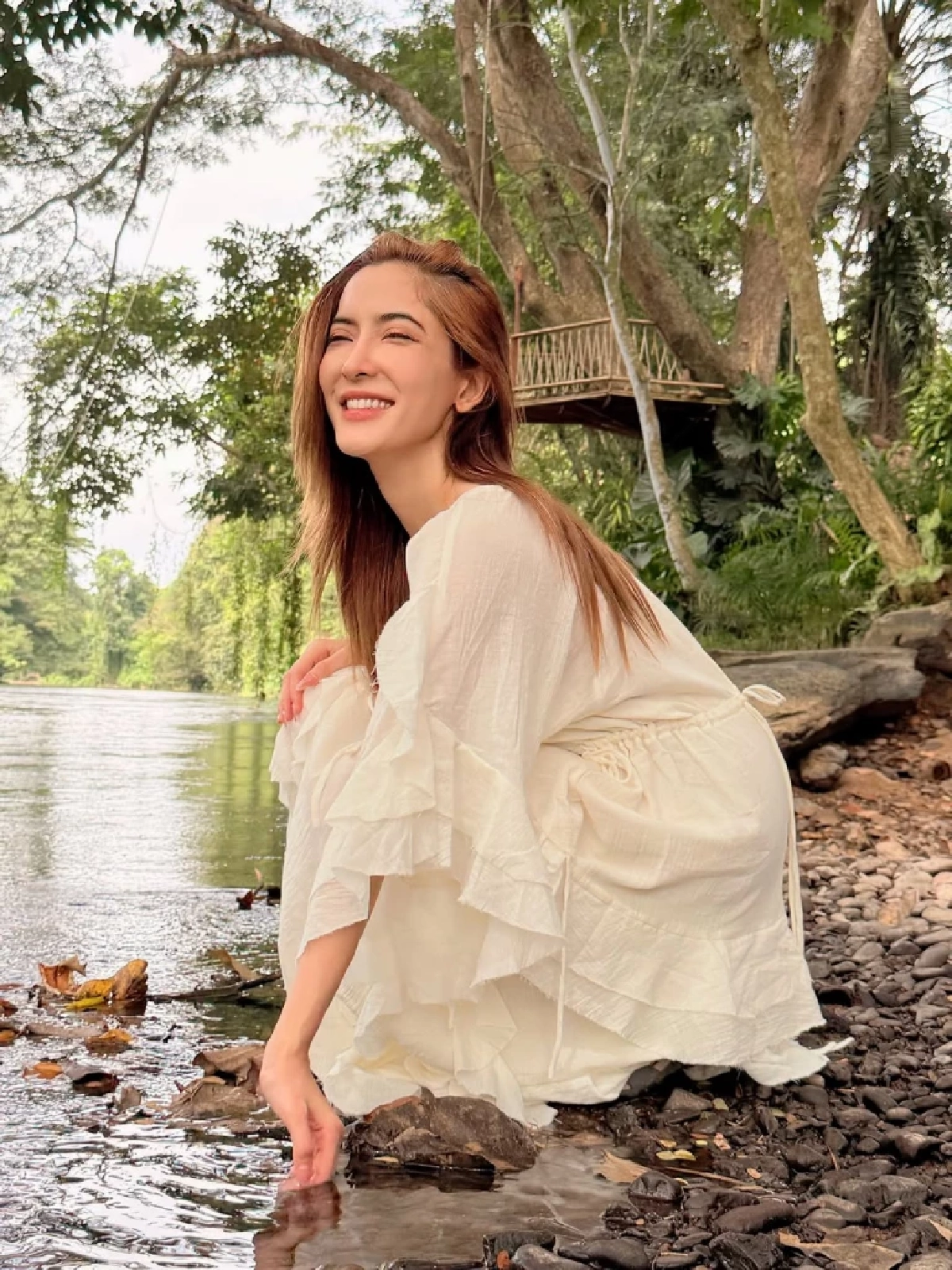 ลุคคนมีความรัก! “พิ้งกี้ สาวิกา” โพสต์รูปธรรมชาติฮีลใจ