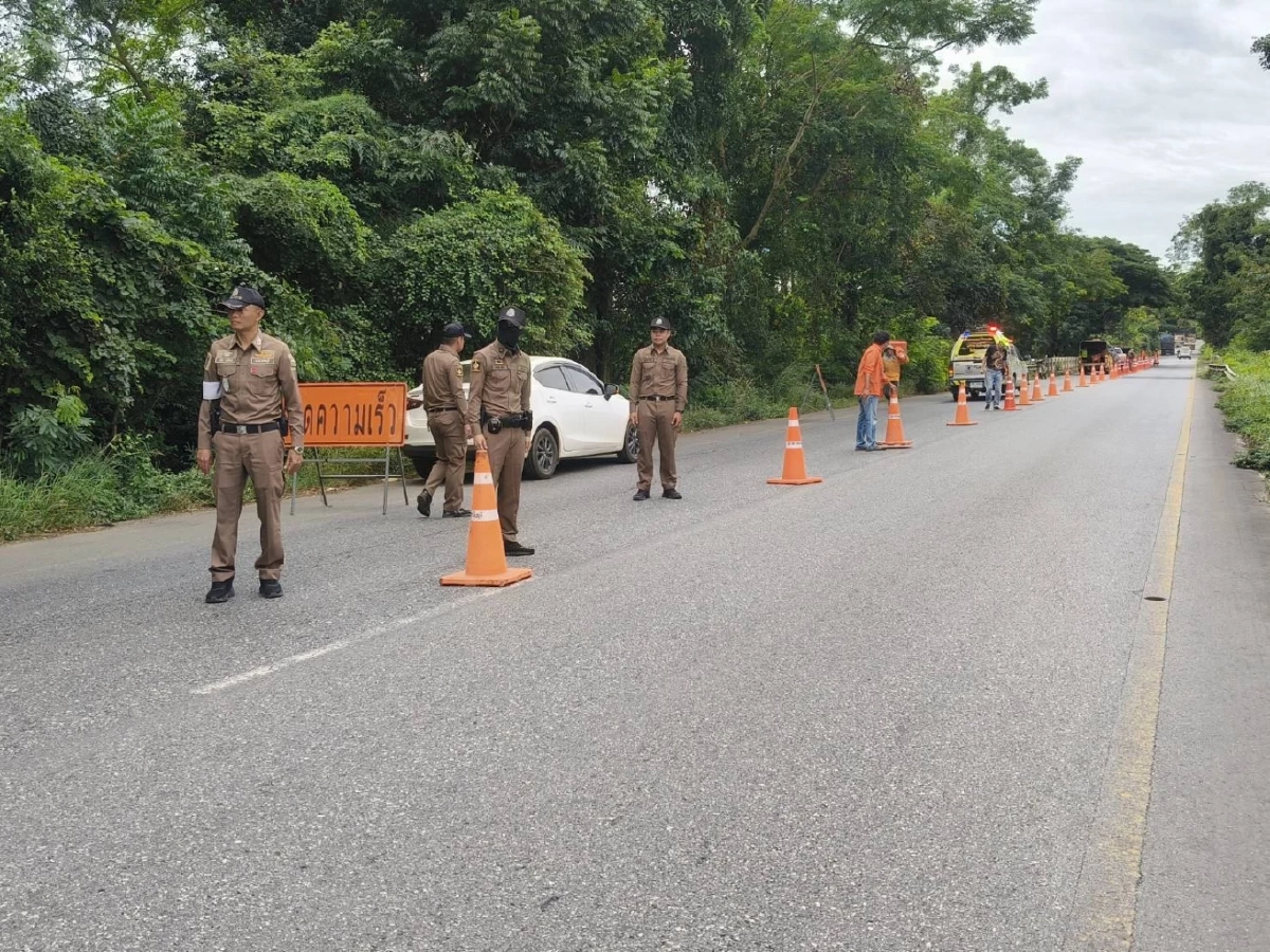 ถนนสาย 304 สะพานนางเลงยุบตัว รอยแยกยาว 5 เมตร เปิดวิ่งได้ช่องเดียว