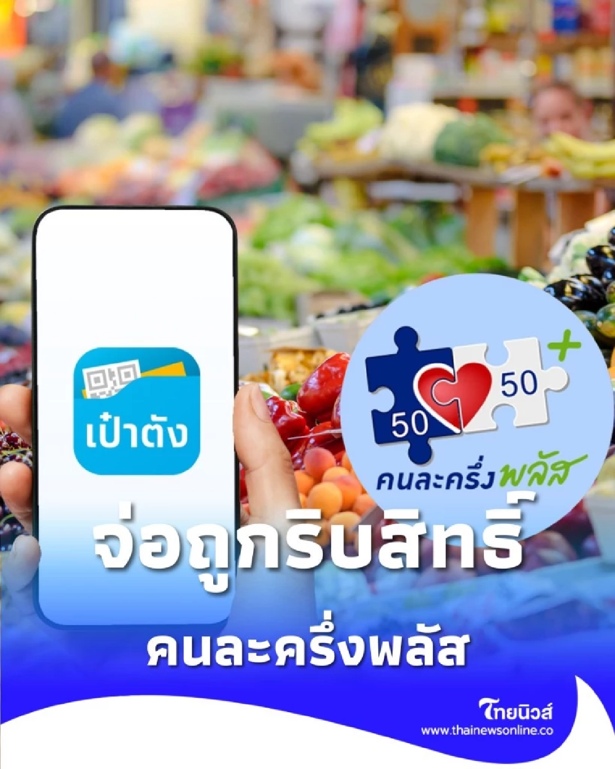 คนละครึ่งพลัส จ่อถูกริบสิทธิ์คืนพรุ่งนี้ หากยังไม่เริ่มใช้จ่ายแม้แต่บาทเดียว