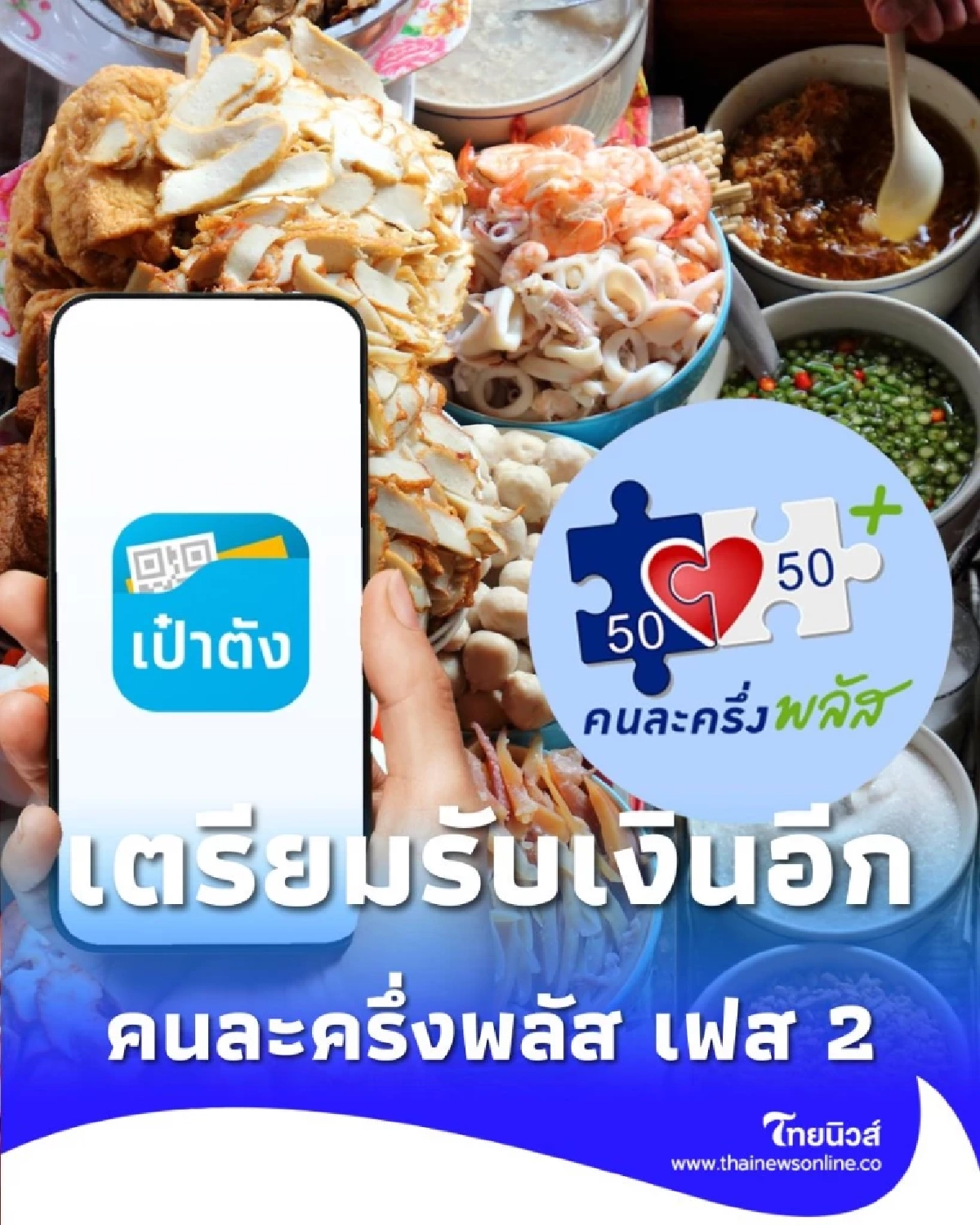 เช็กเลย กลุ่มไหนได้สิทธิลงทะเบียนคนละครึ่งพลัส เฟส 2 อันดับแรก