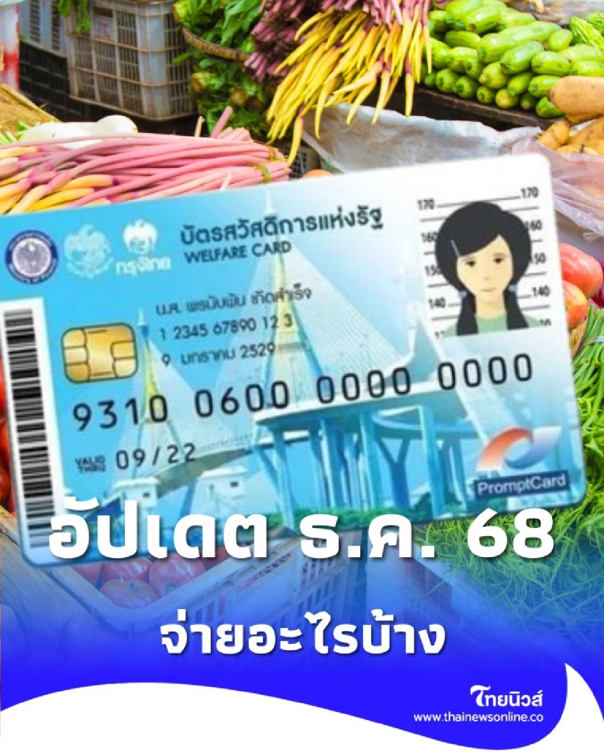 สรุปให้ครบ บัตรคนจน เดือนธันวาคม 2568 เงินเข้าวันไหน จ่ายอะไรบ้าง