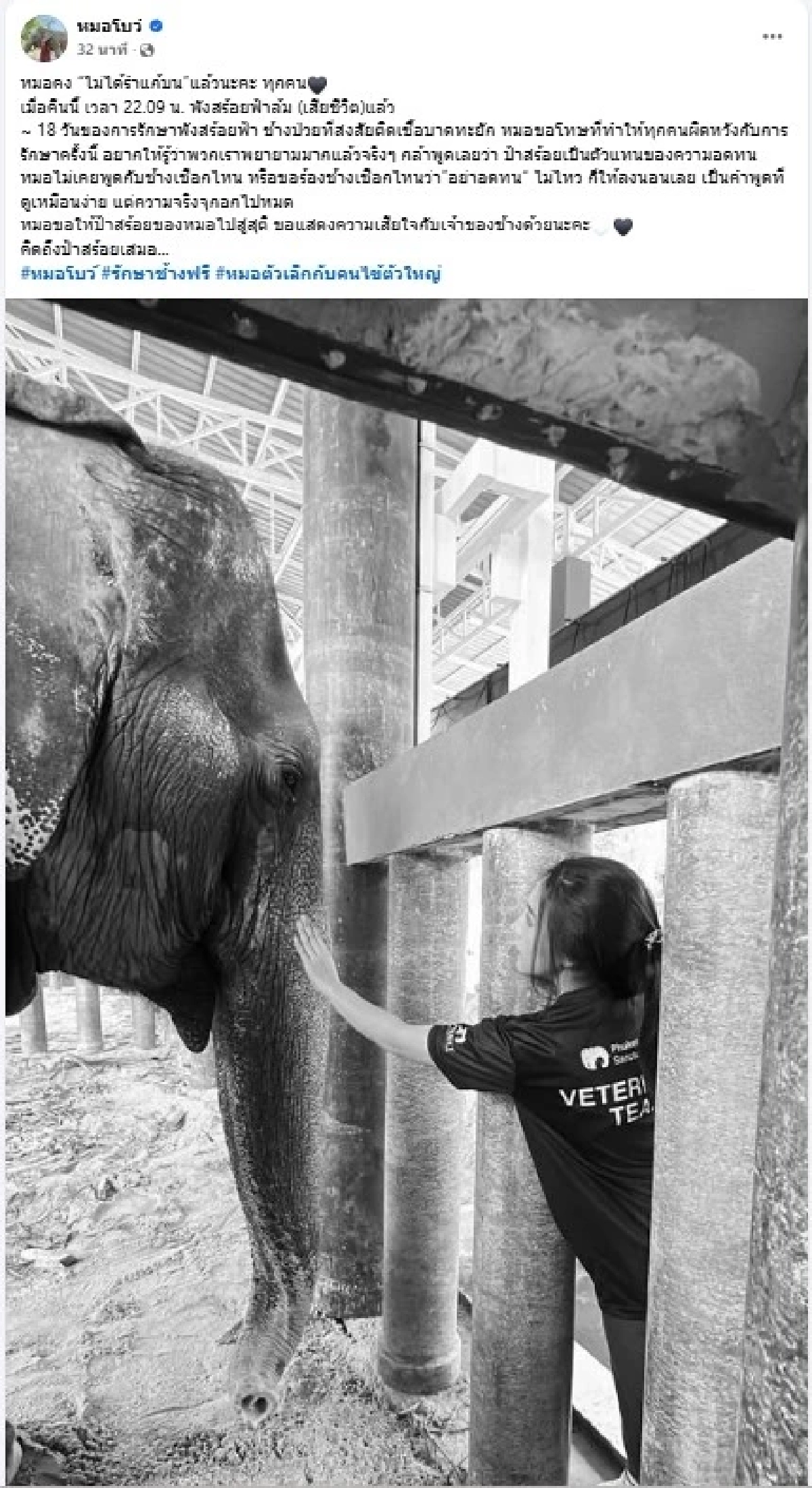 \"หมอโบว์\"เศร้า สิ่งสุดท้ายไม่ได้ทำ พังสร้อยฟ้า ล้ม หลังสู้18วัน