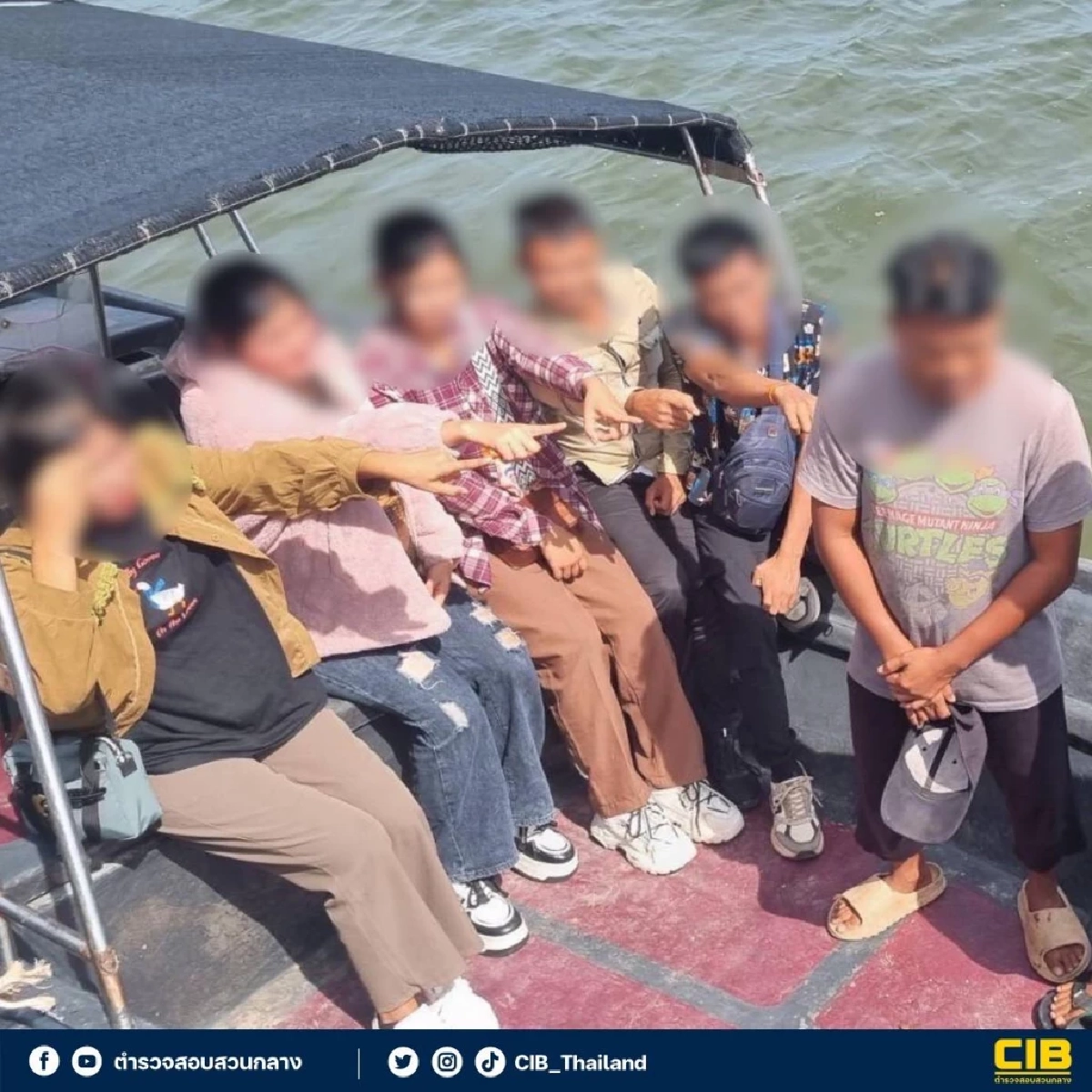 ตำรวจสอบสวนกลาง รวบแก๊งลักลอบขนแรงงานต่างด้าวหนีข้ามประเทศ