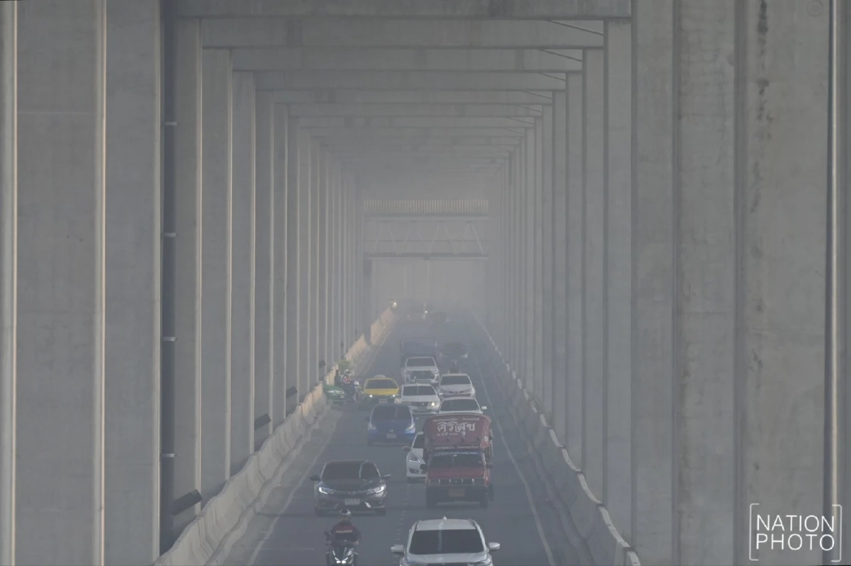 เช้านี้ฝุ่นคลุมกรุง! หลายเขตค่าฝุ่นเกิน 40 มคก./ลบ.ม.