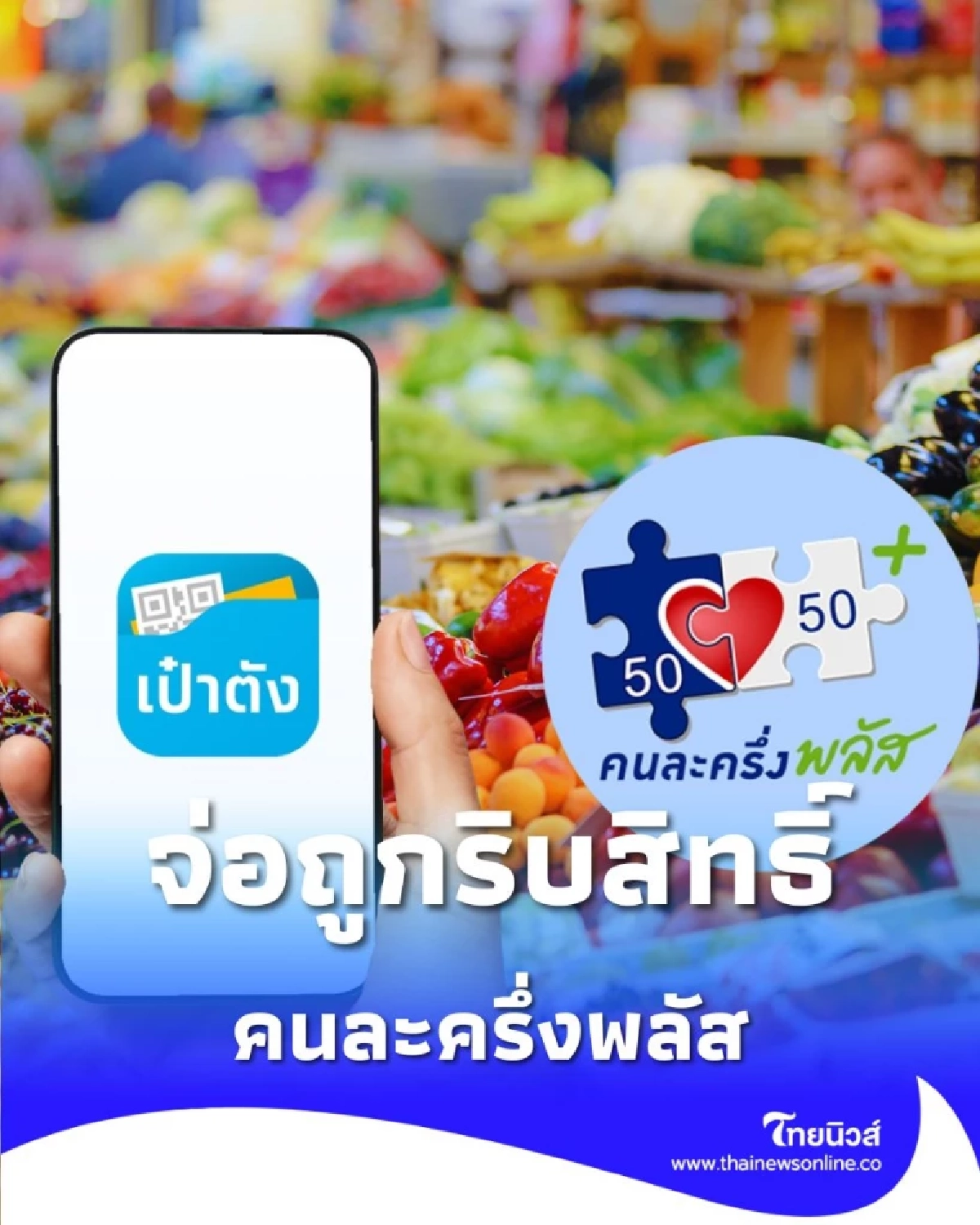 คนละครึ่งพลัส จ่อถูกริบสิทธิ์คืนพรุ่งนี้ หากยังไม่เริ่มใช้จ่ายแม้แต่บาทเดียว