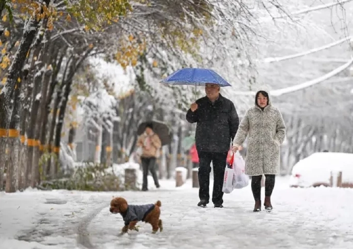พายุหิมะถล่มซินเจียง! “อุรุมชี” เจอสถิติใหม่ หิมะตกหนักสุดในรอบปี