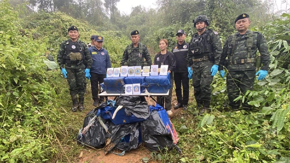 กองกำลังผาเมือง ปะทะกลุ่มขบวนการลักลอบลำเลียงยาเสพติด