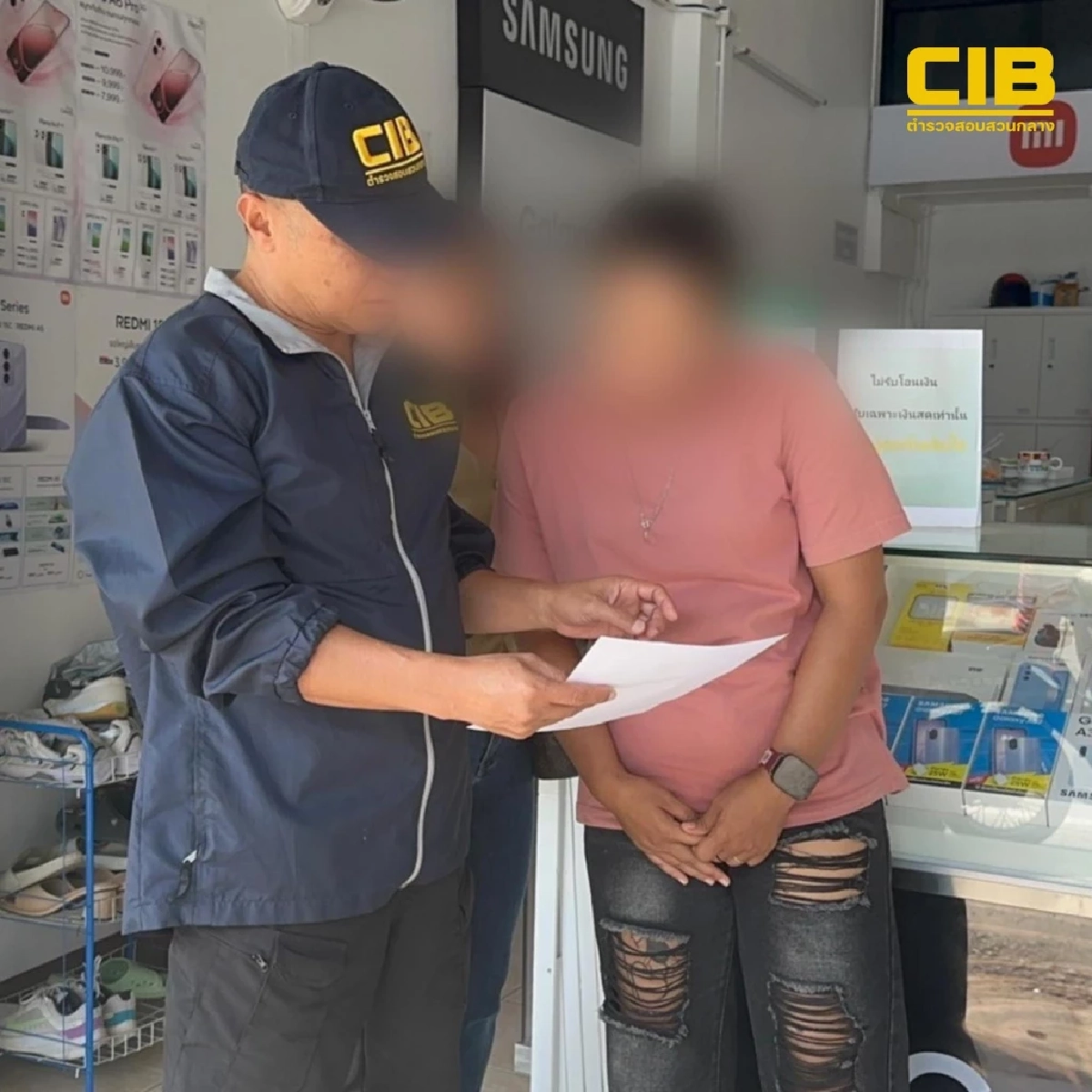 ตำรวจสอบสวนกลาง จับขบวนการร้านค้าสร้างซิมผี ส่งต่อสแกมเมอร์