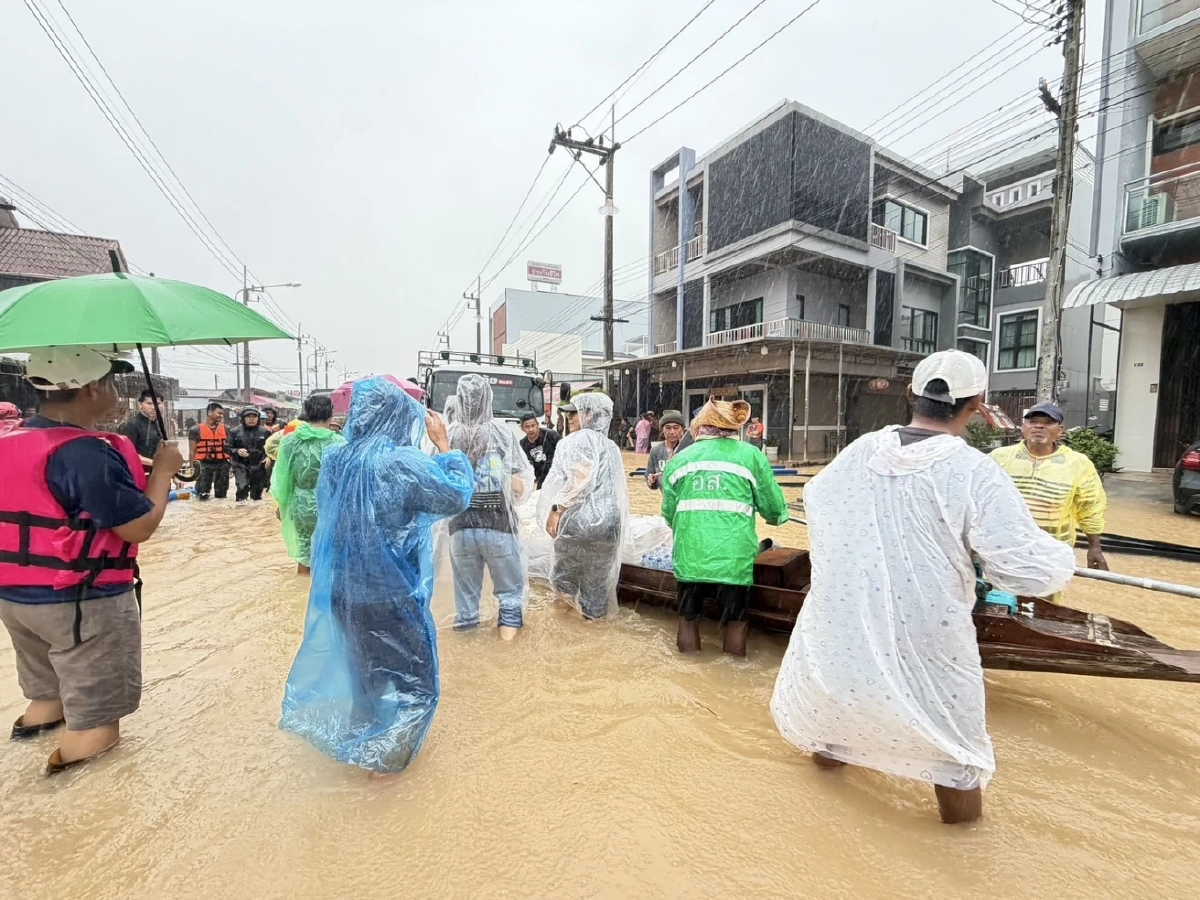 กรมโยธาธิการและผังเมือง สั่งการเต็มกำลัง เร่งให้ความช่วยเหลือผู้ประสบภัย อ.หาดใหญ่