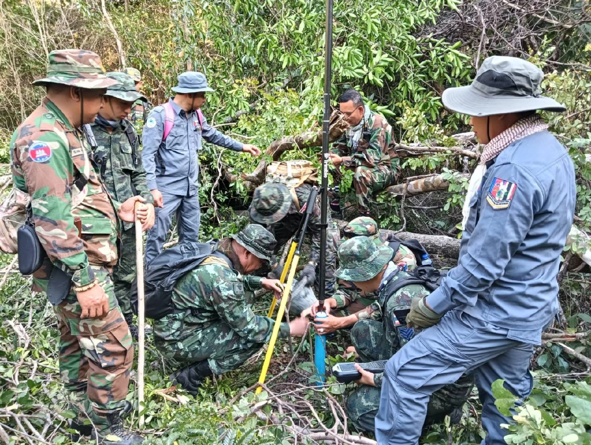 ไทย – กัมพูชา เดินหน้าปักหมุดชั่วคราวหลักเขตแดน 42–43