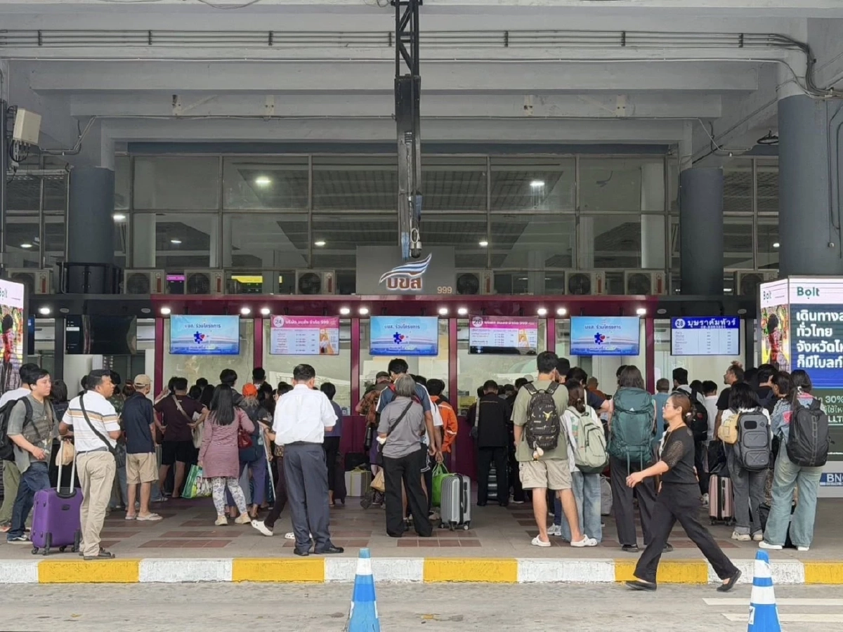 วันสุดท้าย! บขส. ลด 20% จองตั๋วปีใหม่ออนไลน์ “ไปก่อน–กลับทีหลัง”