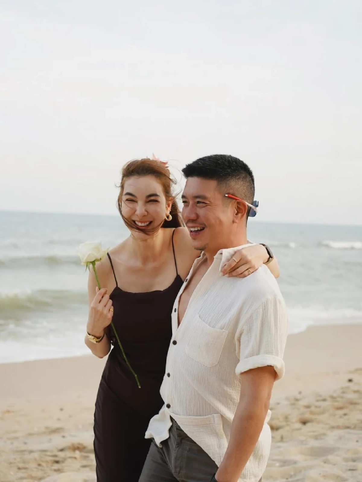 เผยภาพคู่ทะเลหวาน! โบว์ เบญจวรรณ -  แบงค์ พชร ทำแฟนคลับใจละลาย