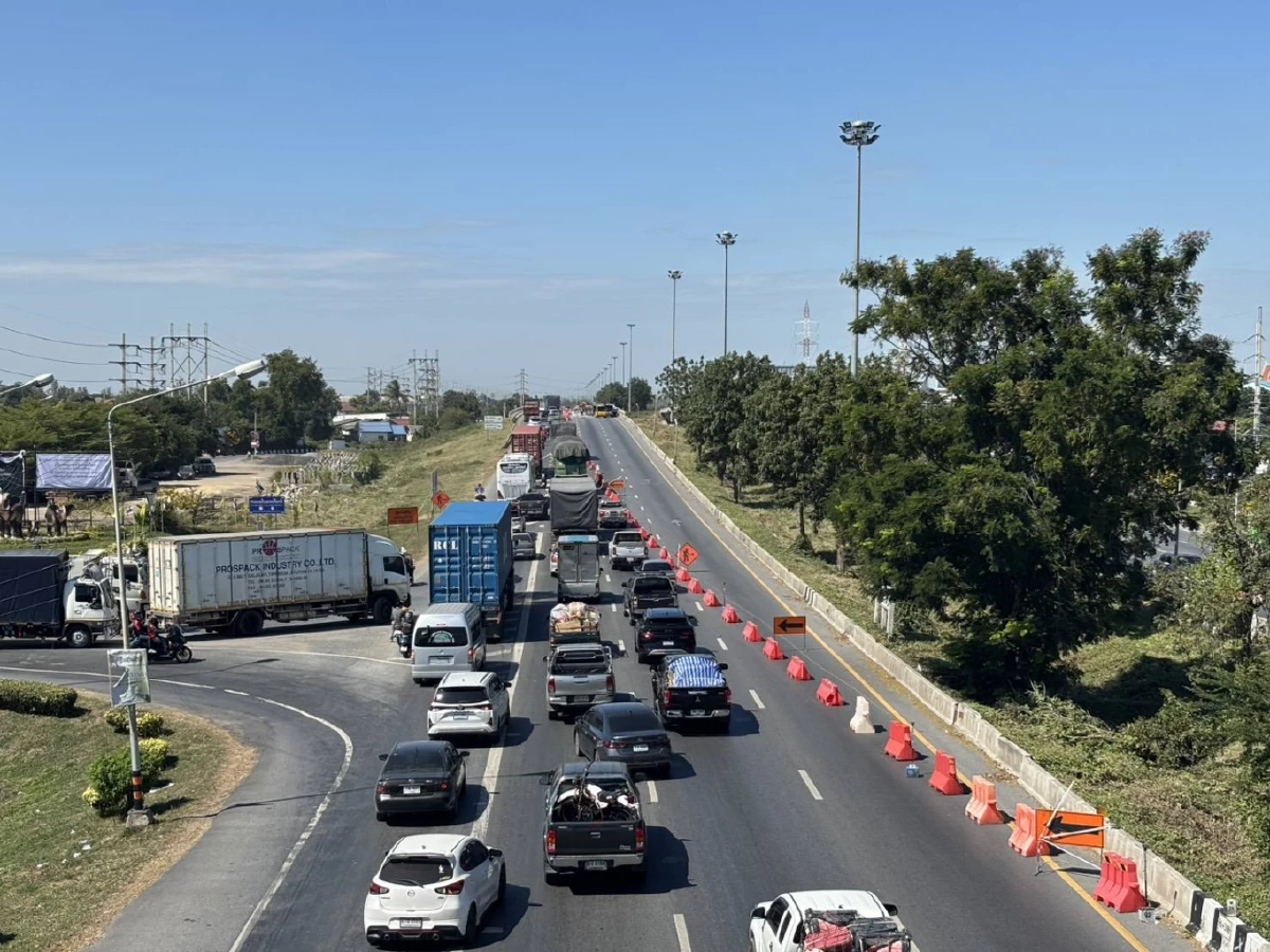 เตือนผู้ใช้ถนนสายเอเชีย ซ่อมสะพานข้ามแม่น้ำป่าสักถึง 25 ธ.ค. นี้