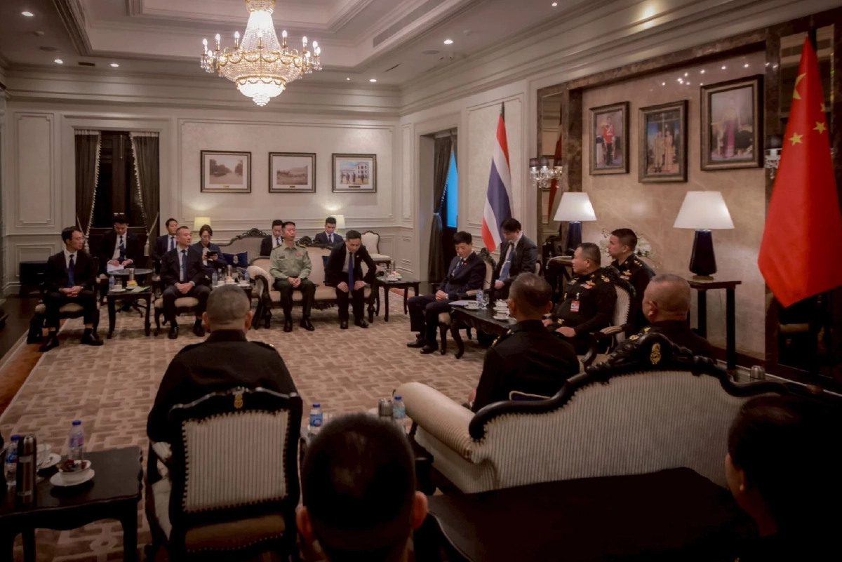 หลิว จงอี้ ร่วมหารือกองทัพบก ขับเคลื่อนการแก้ไขปัญหาไซเบอร์สแกม