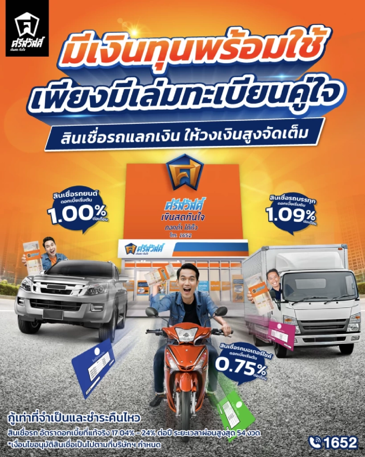 รวม 4 สิ่งต้องเช็กเพื่อเลือกสินเชื่อทะเบียนรถให้คุ้มค่าที่สุด