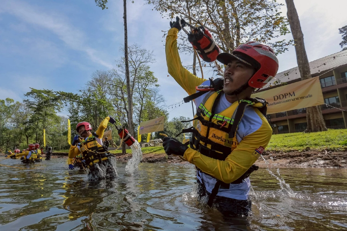สิงห์อาสา ผนึก ปภ. สร้างหลักสูตรกู้ภัยน้ำเชี่ยว อบรมอาสาสมัครกู้ภัย