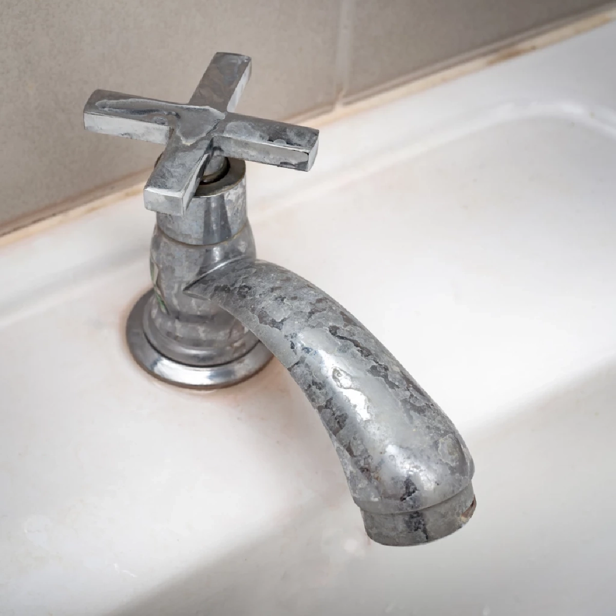 ของใช้ในครัวแก้คราบหมองก๊อกน้ำ ภายใน 10 นาที