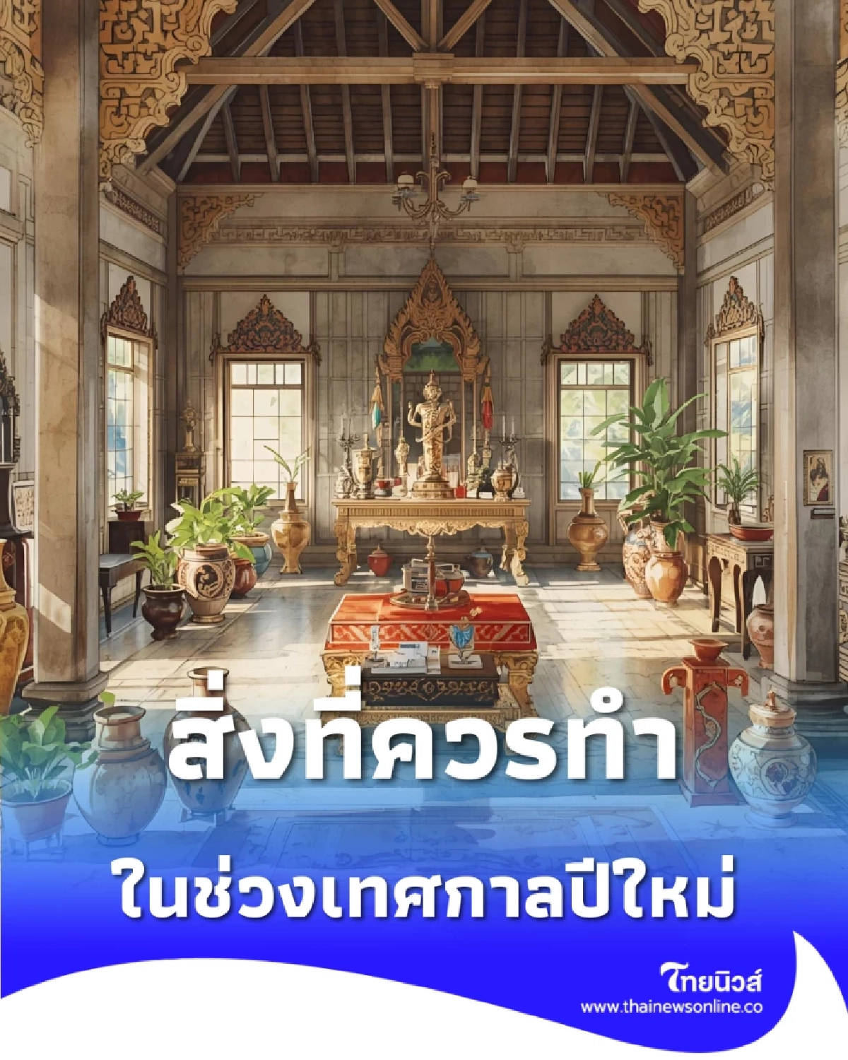 เปิดความเชื่อคนไทย สิ่งที่ควรทำในช่วงเทศกาลปีใหม่ มีอะไรบ้าง