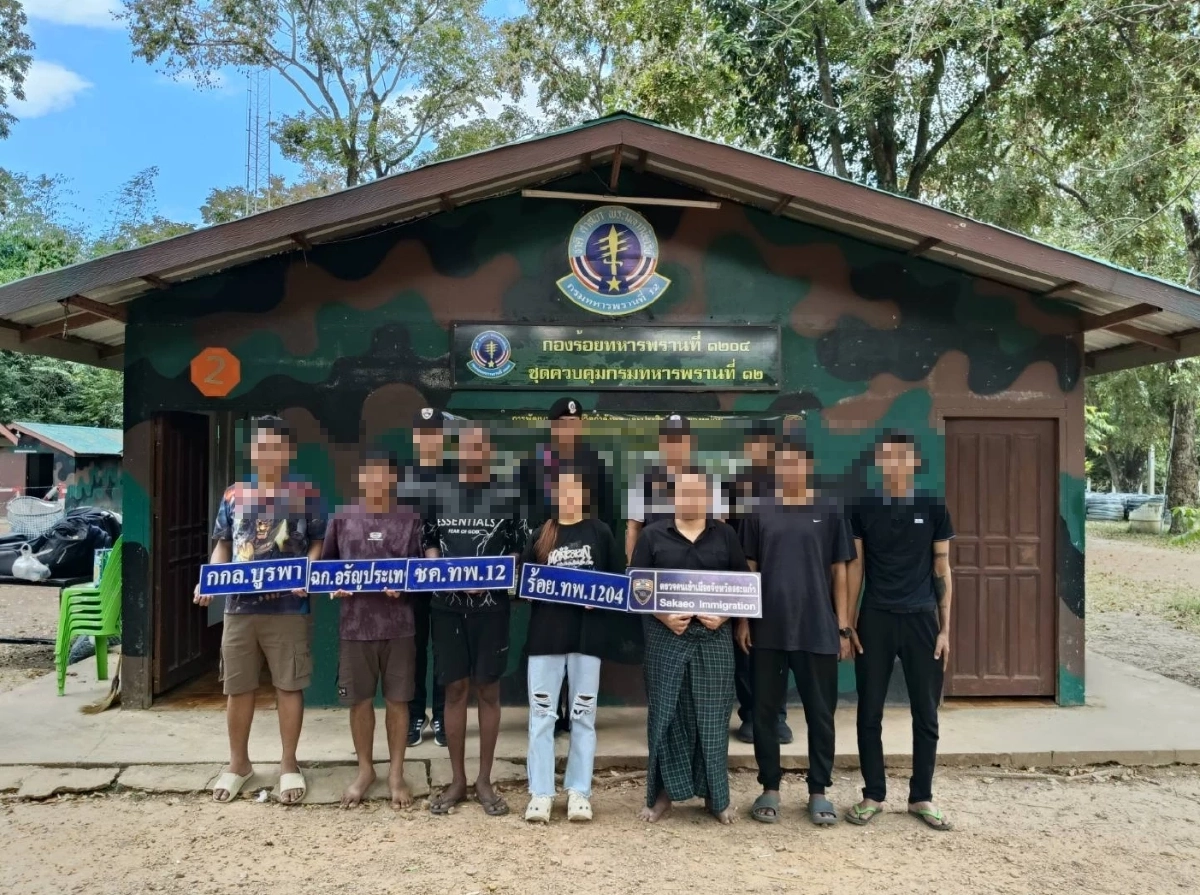 กกล.บูรพาเข้มชายแดนอรัญประเทศ รวบ 3 วัน 22 ราย สกัดลักลอบข้ามแดน