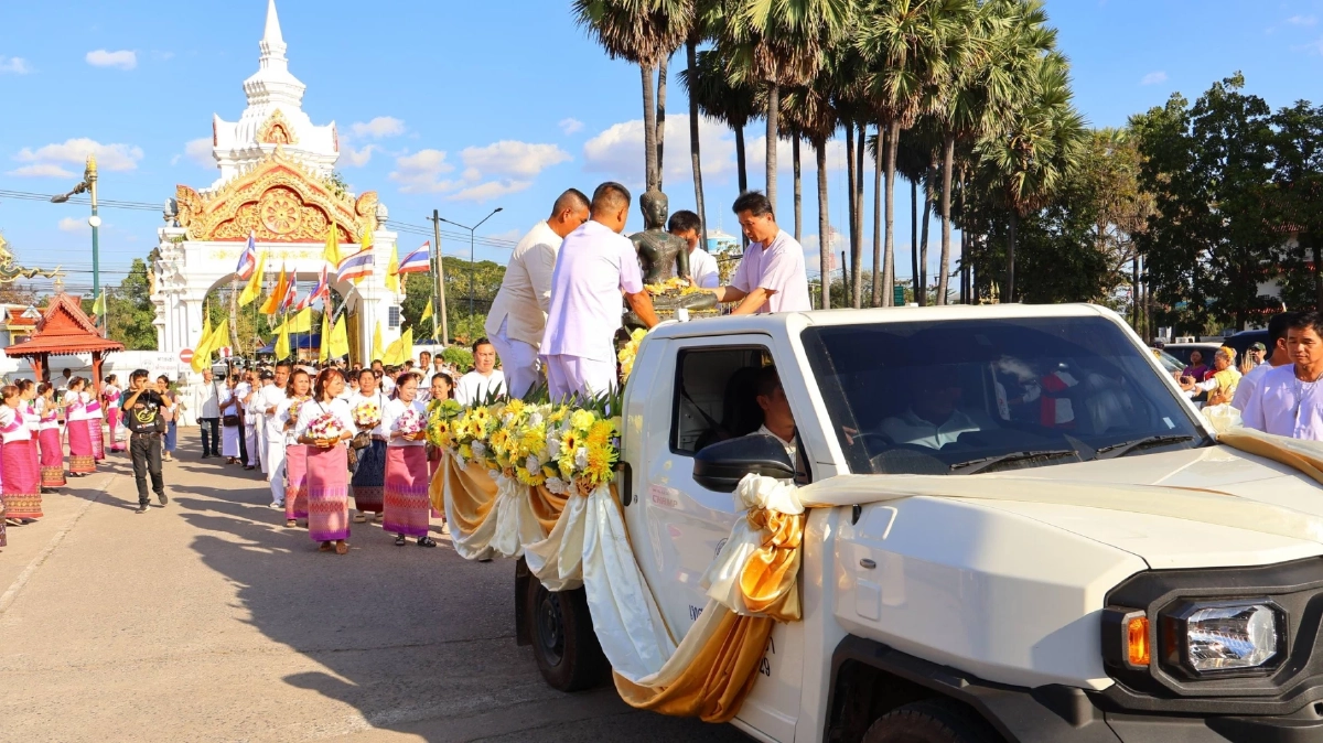 เปิดเลขมงคล ทะเบียนรถพิธีอัญเชิญ พระเจ้าตองทรงเครื่อง