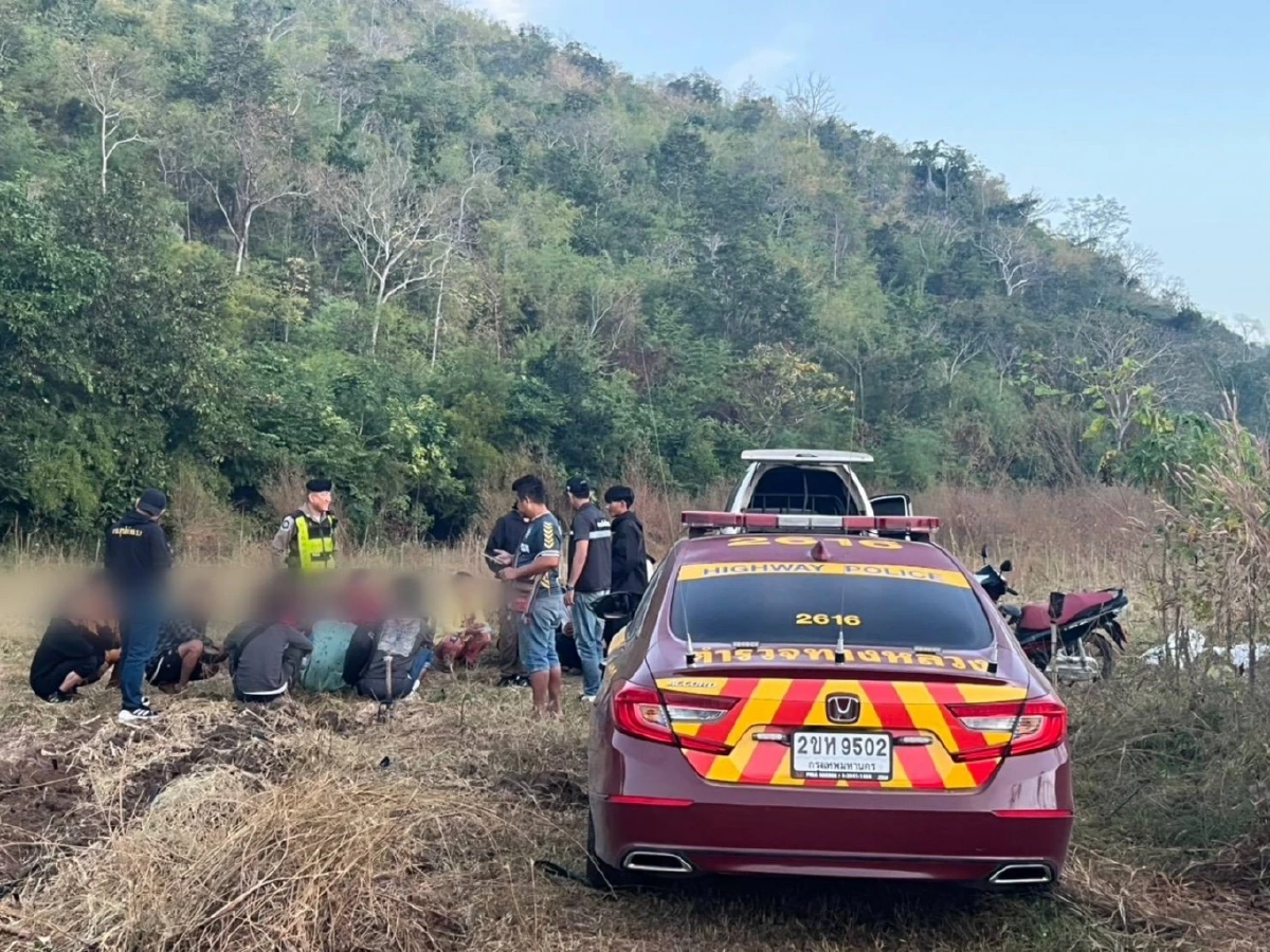 ตำรวจสอบสวนกลางไล่ล่าระทึก 40 กม. สกัดรถขนแรงงานเถื่อน