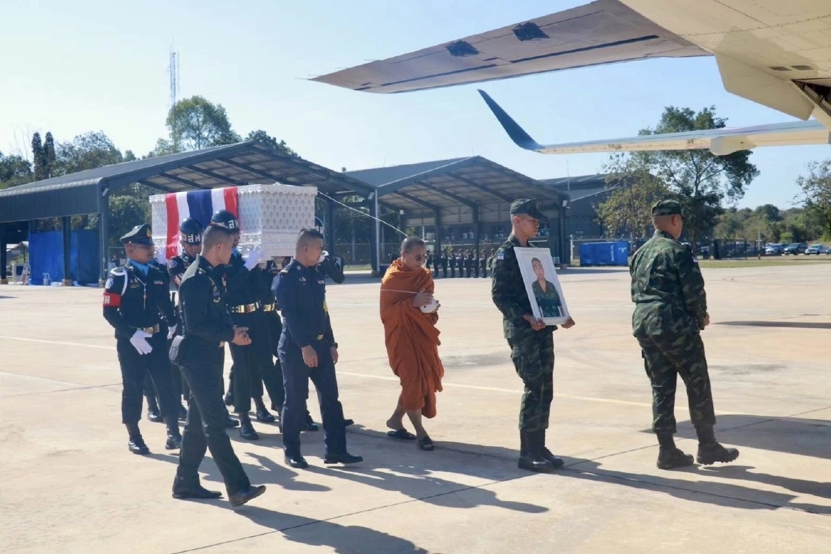 ทภ.1 จัดพิธีส่งทหารกล้า พลทหาร ธนพัฒน์ นันทะวงศ์ กลับภูมิลำเนา