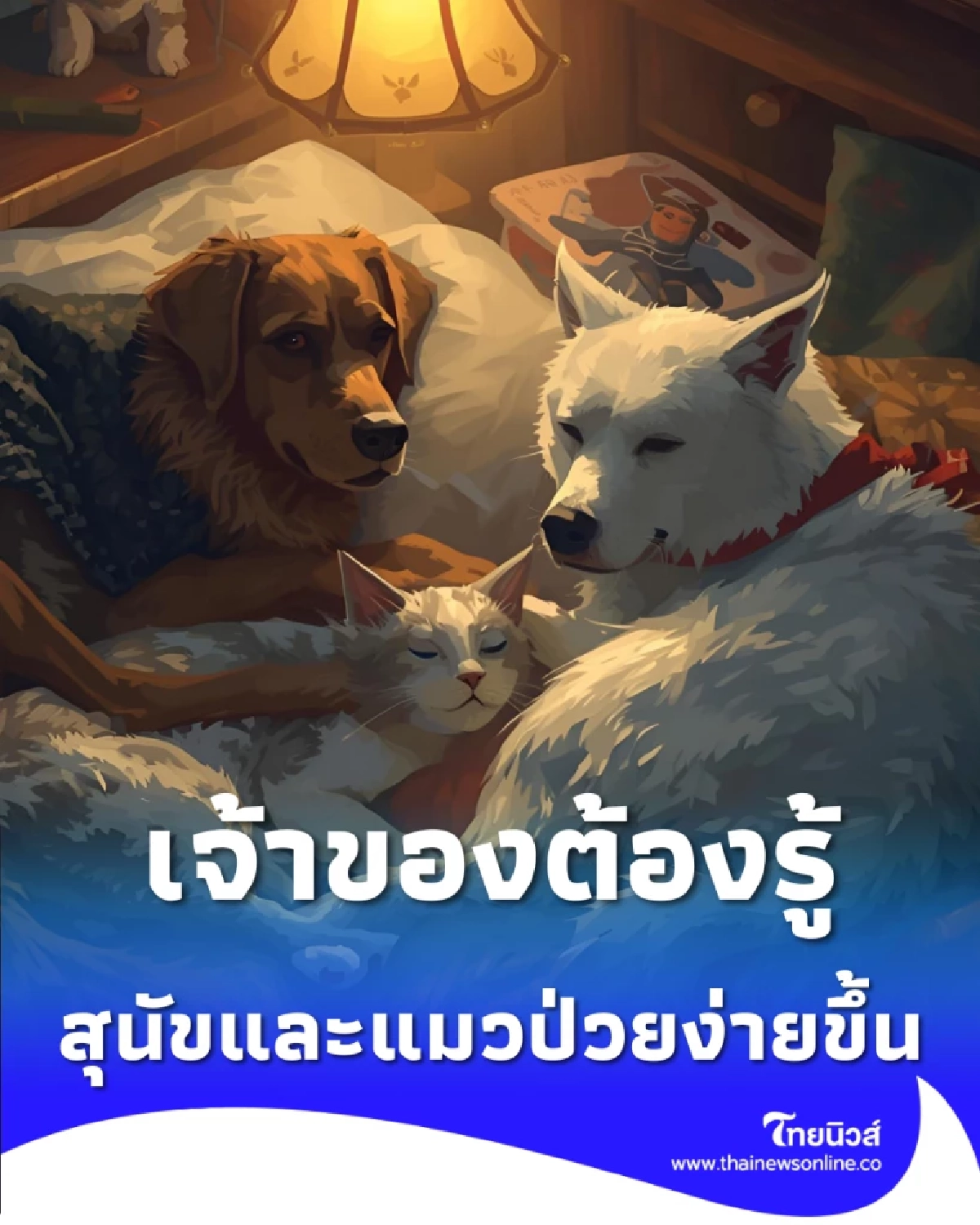 ทำไมหน้าหนาว สุนัขและแมวถึงป่วยง่ายขึ้น เจ้าของต้องรู้