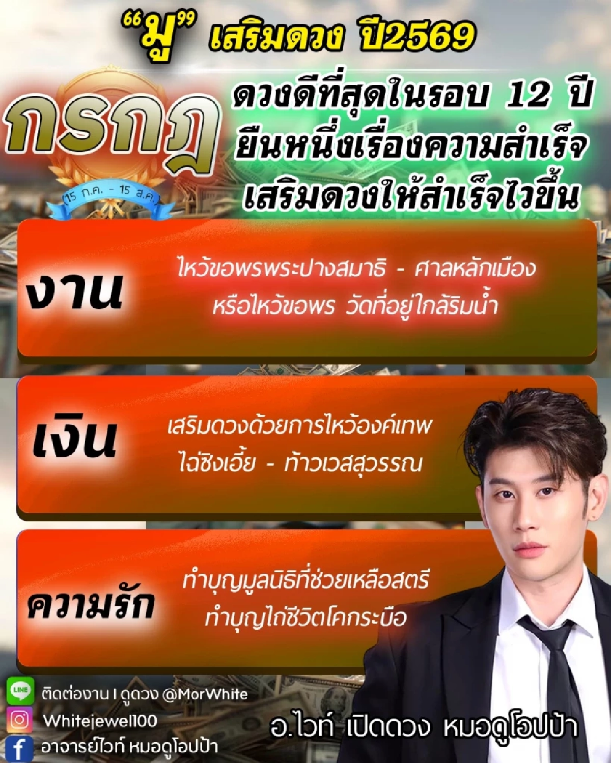 2 ราศี โชคหล่นทับปี 2569 ปลดหนี้ก้อนใหญ่ ดวงดีที่สุดในรอบ 12 ปี