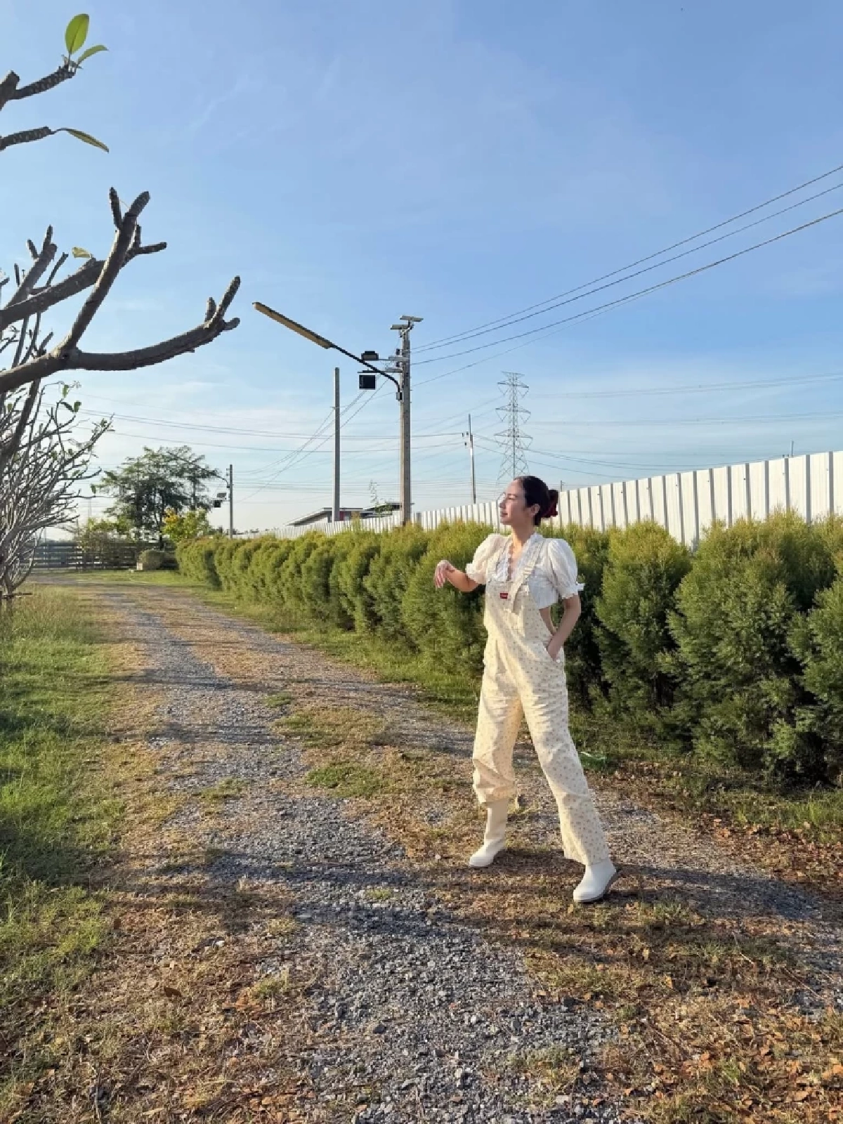 ส่องบ้านสวนต่างจังหวัดของ “อั้ม พัชราภา”  รายล้อมด้วยต้นไม้