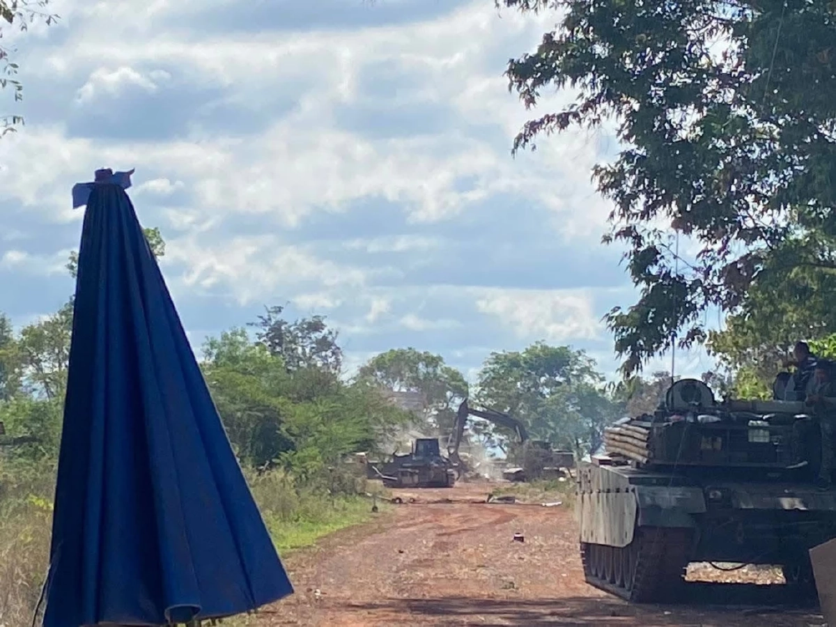 ภาพล่าสุด "ช่องอานม้า" สิ้นสภาพราบเป็นหน้ากลอง หลังไทยยึดคืนสำเร็จ