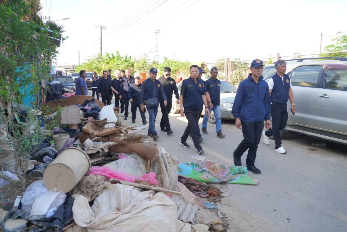 อธิบดีกรมโยธาธิการและผังเมือง ลุยฟื้นฟู"หาดใหญ่"หลังมหาอุทกภัย