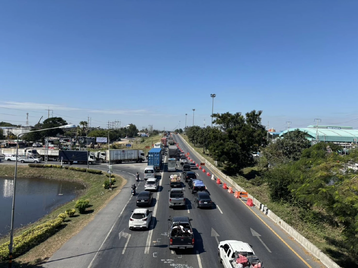 เตือนผู้ใช้ถนนสายเอเชีย ซ่อมสะพานข้ามแม่น้ำป่าสักถึง 25 ธ.ค. นี้