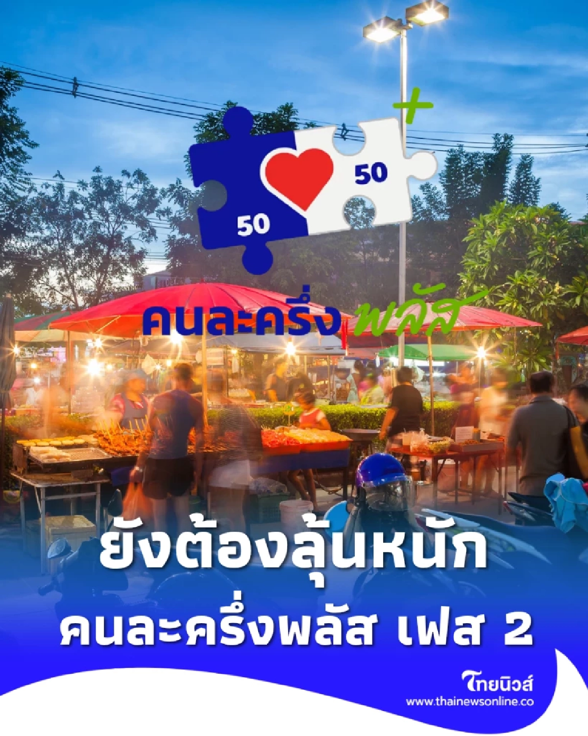 ลุ้นหนัก คนละครึ่งพลัส เฟส 2 แจก 2,000 บาท รัฐบาลถก กกต. ชี้ชะตา