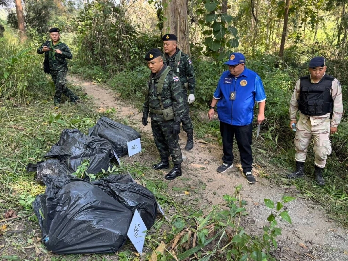 กองกำลังผาเมืองยึดยาบ้า จำนวน 1,008,000 เม็ด จังหวัดเชียงใหม่