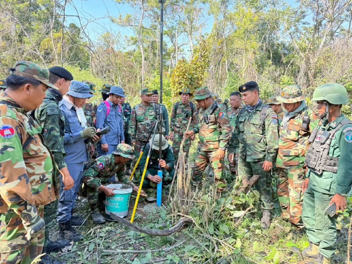 ไทย – กัมพูชา เดินหน้าปักหมุดชั่วคราวหลักเขตแดน 42–43