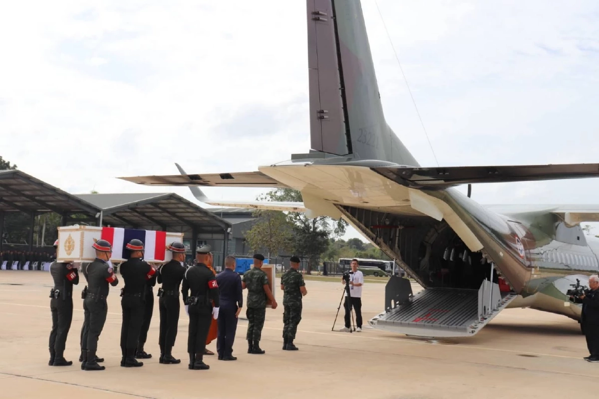 พิธีส่งทหารกล้าสู่บ้านเกิดอย่างสมเกียรติ วีรบุรุษชายแดน
