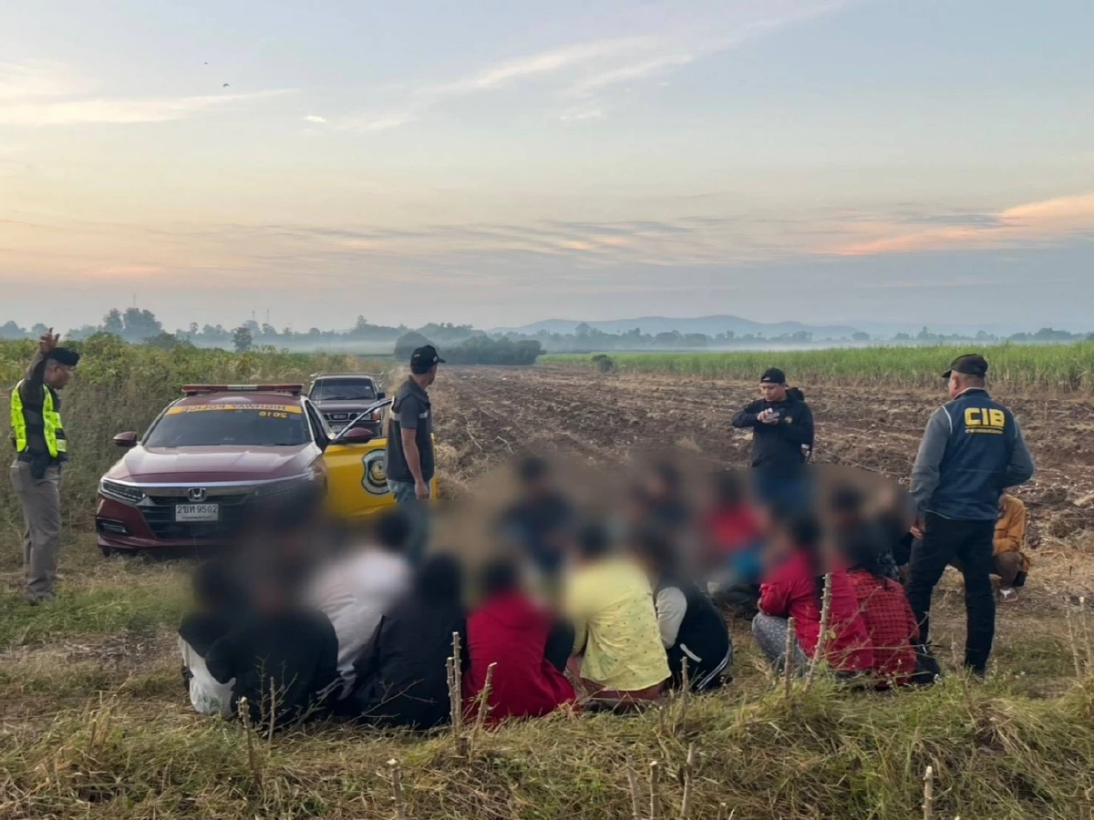 ตำรวจสอบสวนกลางไล่ล่าระทึก 40 กม. สกัดรถขนแรงงานเถื่อน