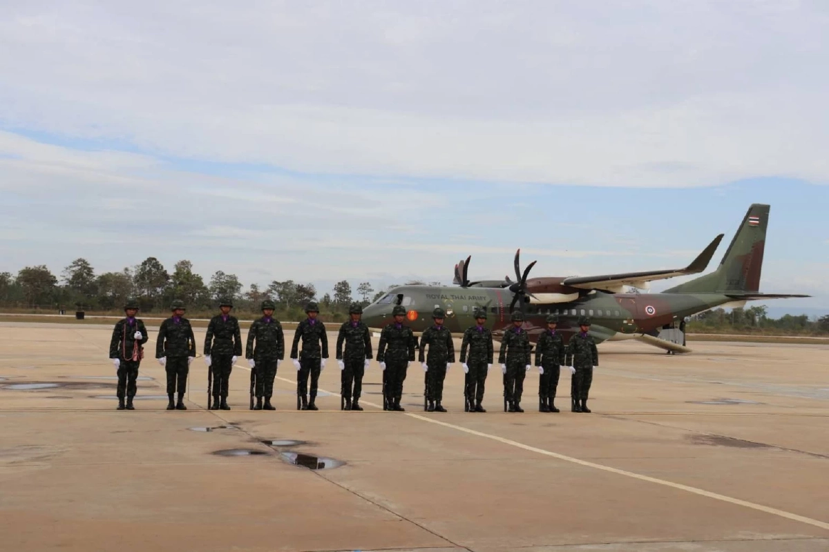 พิธีส่งทหารกล้าสู่บ้านเกิดอย่างสมเกียรติ วีรบุรุษชายแดน
