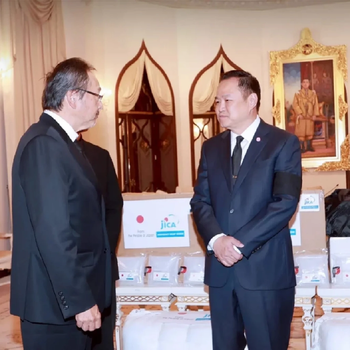 ญี่ปุ่นส่งมอบสิ่งของบรรเทาทุกข์ ช่วยผู้ประสบภัยไทย