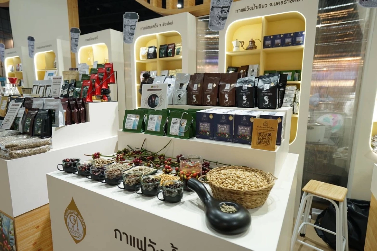 กรมทรัพย์สินทางปัญญา เปิดอาณาจักร GI Pavilion ยกขบวนเมล็ดพันธุ์ GI ไทย บุกงาน ข้าว-กาแฟ