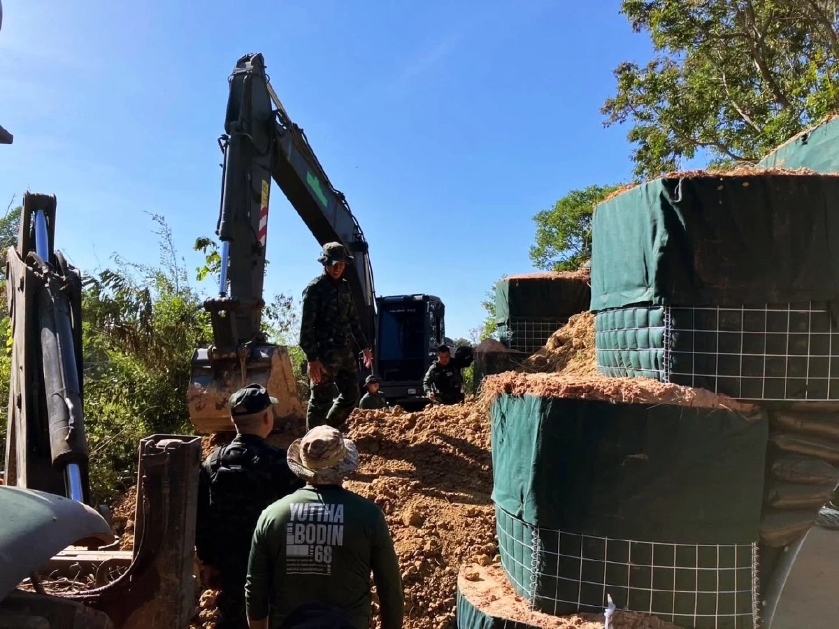 ความมั่นคงแนวหลัง คือพลังแนวหน้า ทหารช่างเร่งเสริมความปลอดภัย