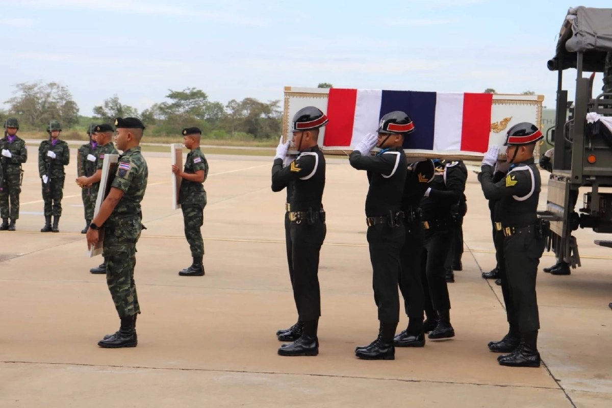 พิธีส่งทหารกล้าสู่บ้านเกิดอย่างสมเกียรติ วีรบุรุษชายแดน
