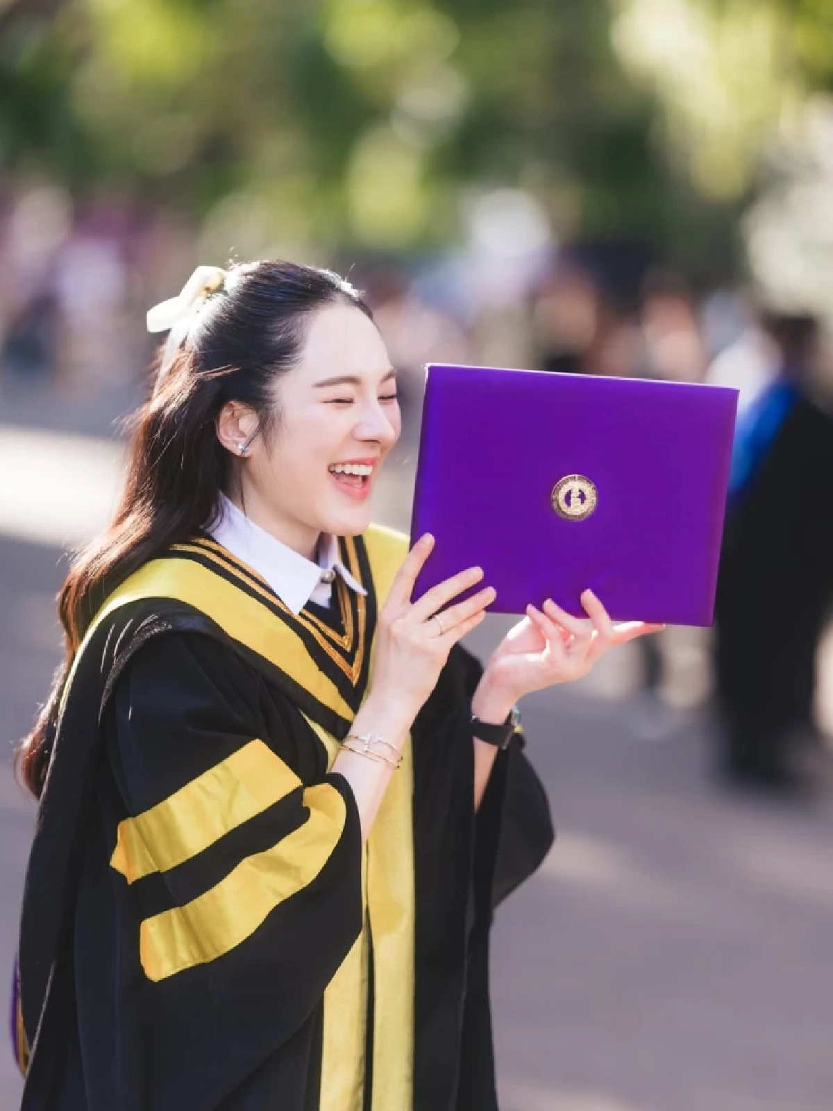 ทำได้แล้วบัณฑิตป้ายแดง เผยดีใจสุดชีวิต ความพยายาม 3 ปีเต็ม