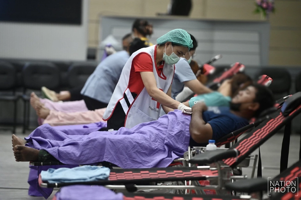 สภากาชาดชวนบริจาคโลหิตช่วยโรงพยาบาลชายแดนไทย-กัมพูชา