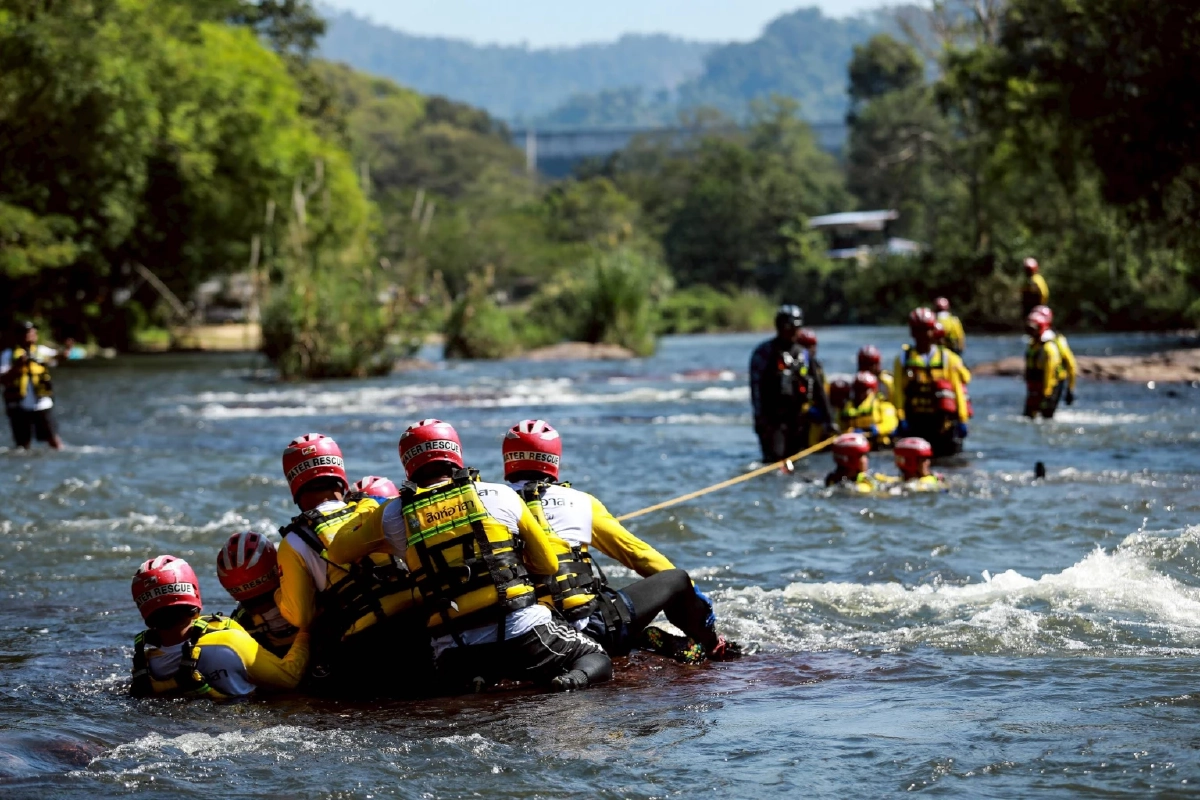 สิงห์อาสา ผนึก ปภ. สร้างหลักสูตรกู้ภัยน้ำเชี่ยว อบรมอาสาสมัครกู้ภัย