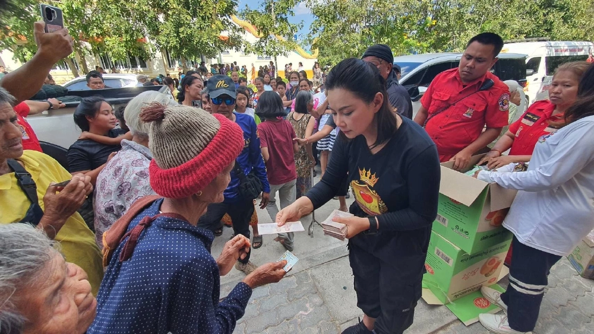 "บุ๋ม ปนัดดา" นำทีมองค์กรทำดี เยียวยาผู้ประสบภัยชายแดน