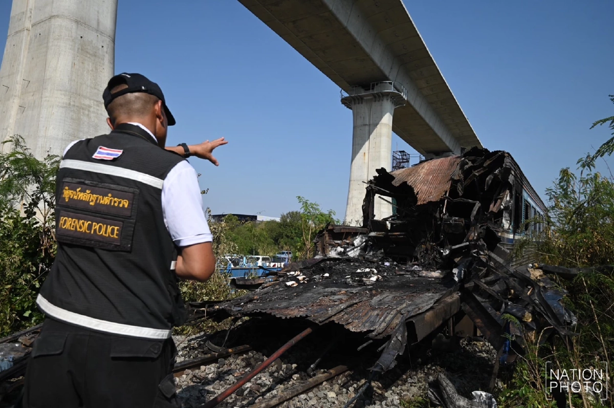 สถาบันการแพทย์ฉุกเฉินฯ อาลัย สูญเสียพนักงาน เหตุเครนถล่มทับรถไฟ