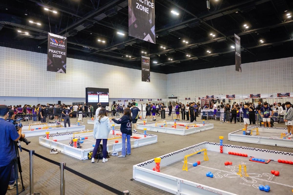 เปิดฉากแล้ว แข่งขันหุ่นยนต์ VEX Robotics Thailand 2025–2026 เฟ้นหาเยาวชนไทยสู่เวทีโลก
