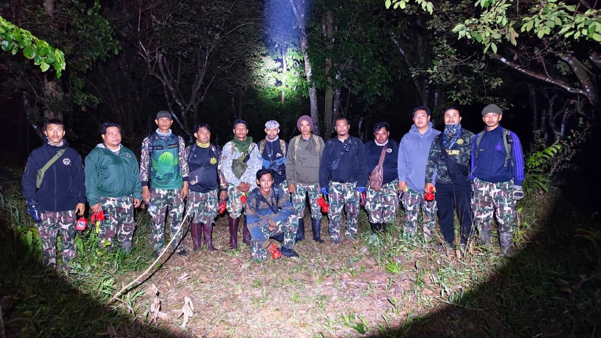 อุทยานฯ น้ำตกคลองแก้ว เฝ้าระวังช้างป่า 15 ตัว ออกนอกพื้นที่